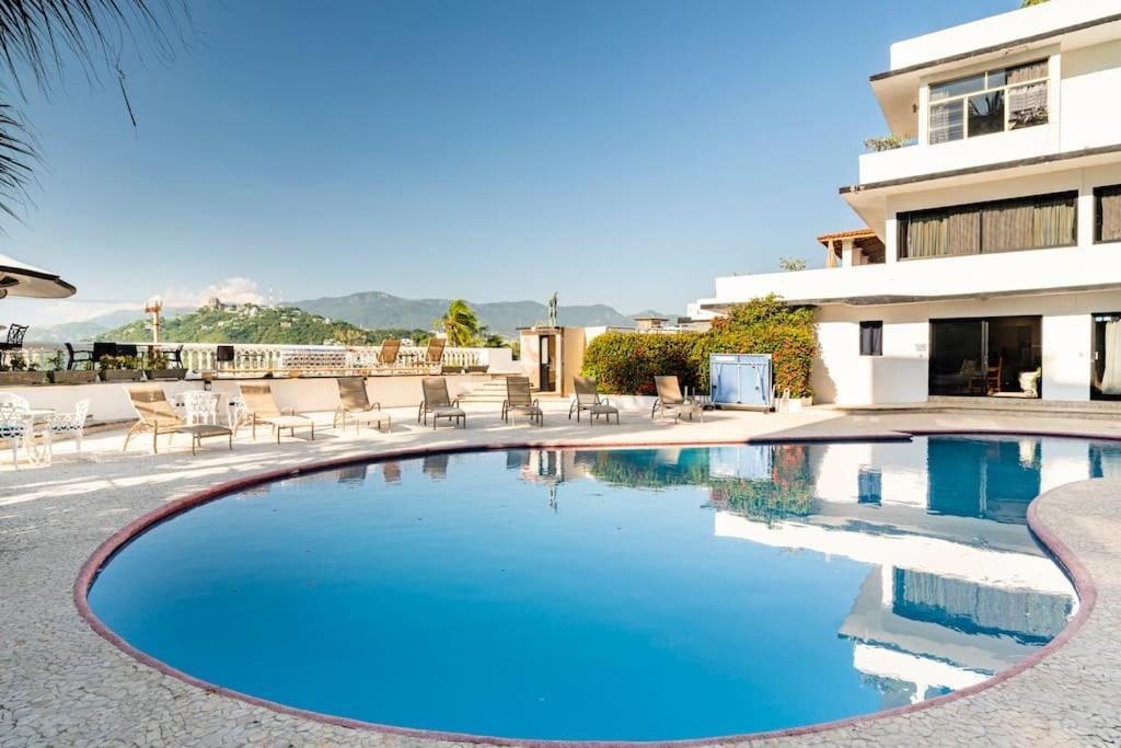 Villa Palmitas Acogedor Departamento Nivel Piscina Gigante Jardines Ακαπούλκο Εξωτερικό φωτογραφία